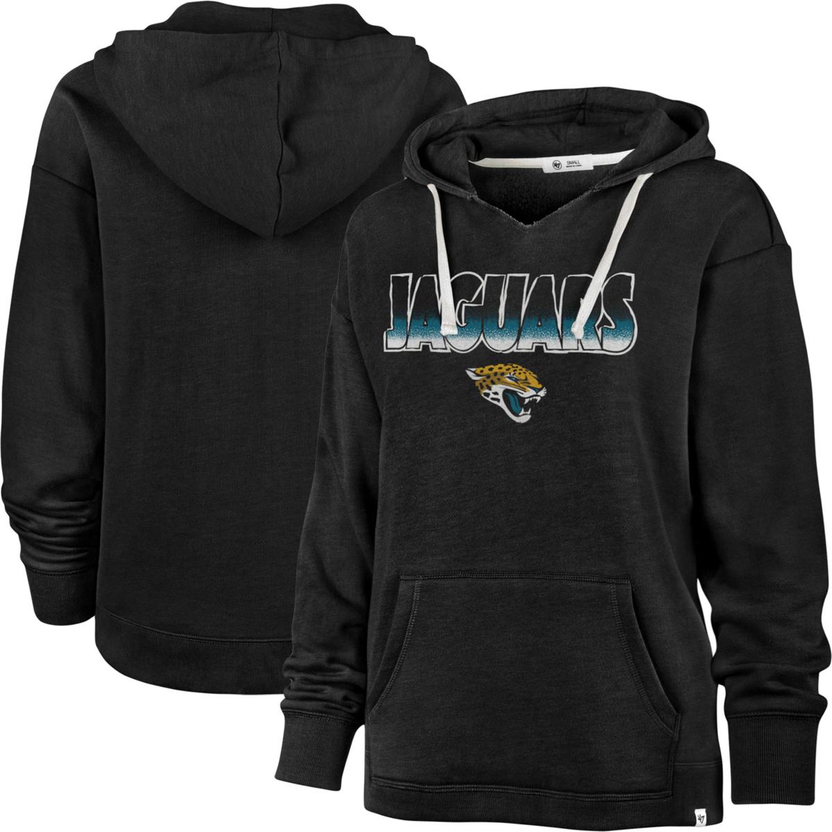 Women S Black Jacksonville Jaguars Color Rise Kennedy Pullover