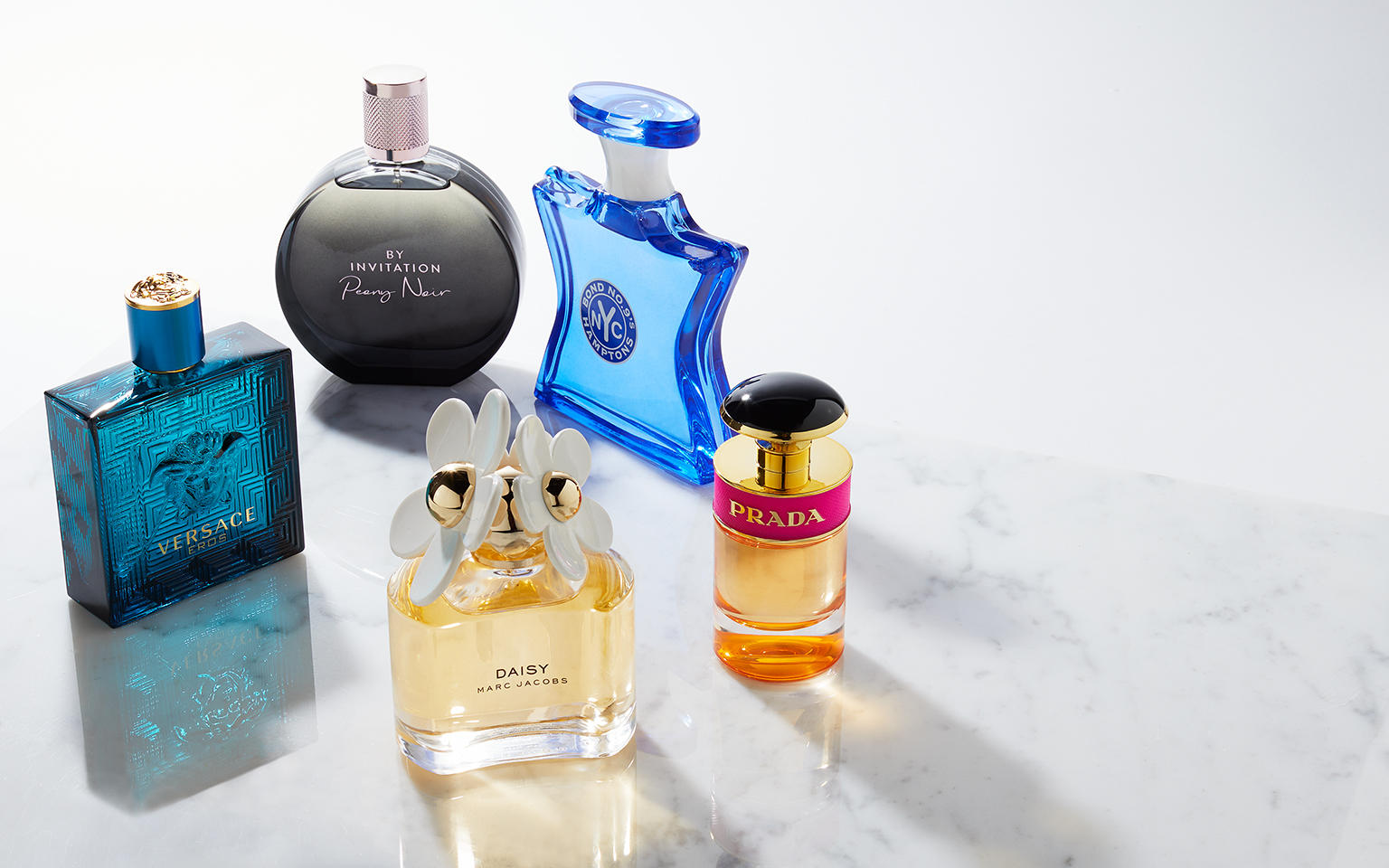 Lancome fragrance bottles