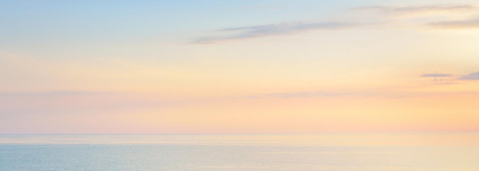 Ocean sunset background