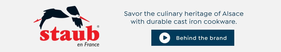 Staub. Savor the culinary heritage of Alsace with durable cast iron cookware. Behind the brand