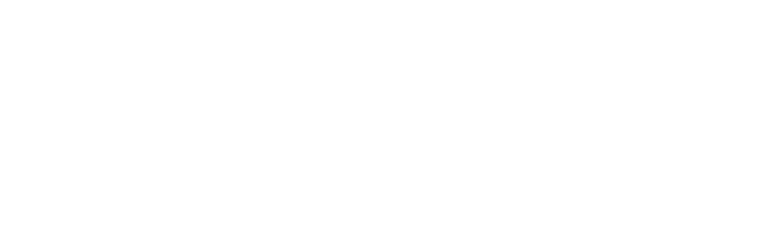Up to 10% off skin care