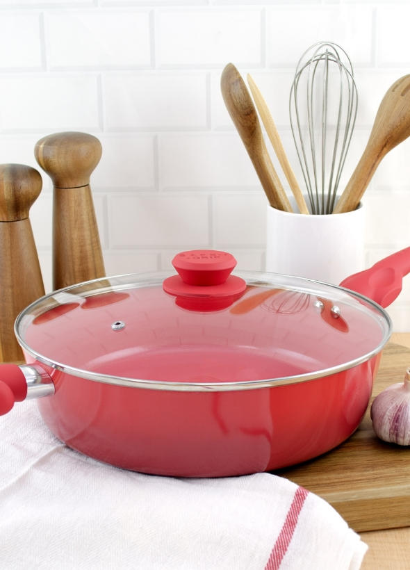 Red Saute Pan