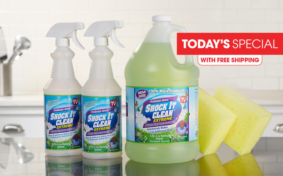 Hsn Professor Amos One Gallon Shock It Clean Extreme Mega Kit Hsn Professor Amos One Gallon Shock It Clean Extreme Mega Kit Spring Breeze