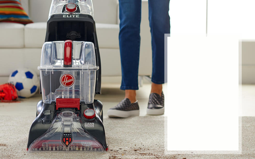 (HSN) Hoover® Power Scrub Elite™ Carpet Cleaner with 2 Bottles of