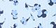 Blue Shadow Floral