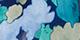 Watercolor Floral Deep Blue Combo
