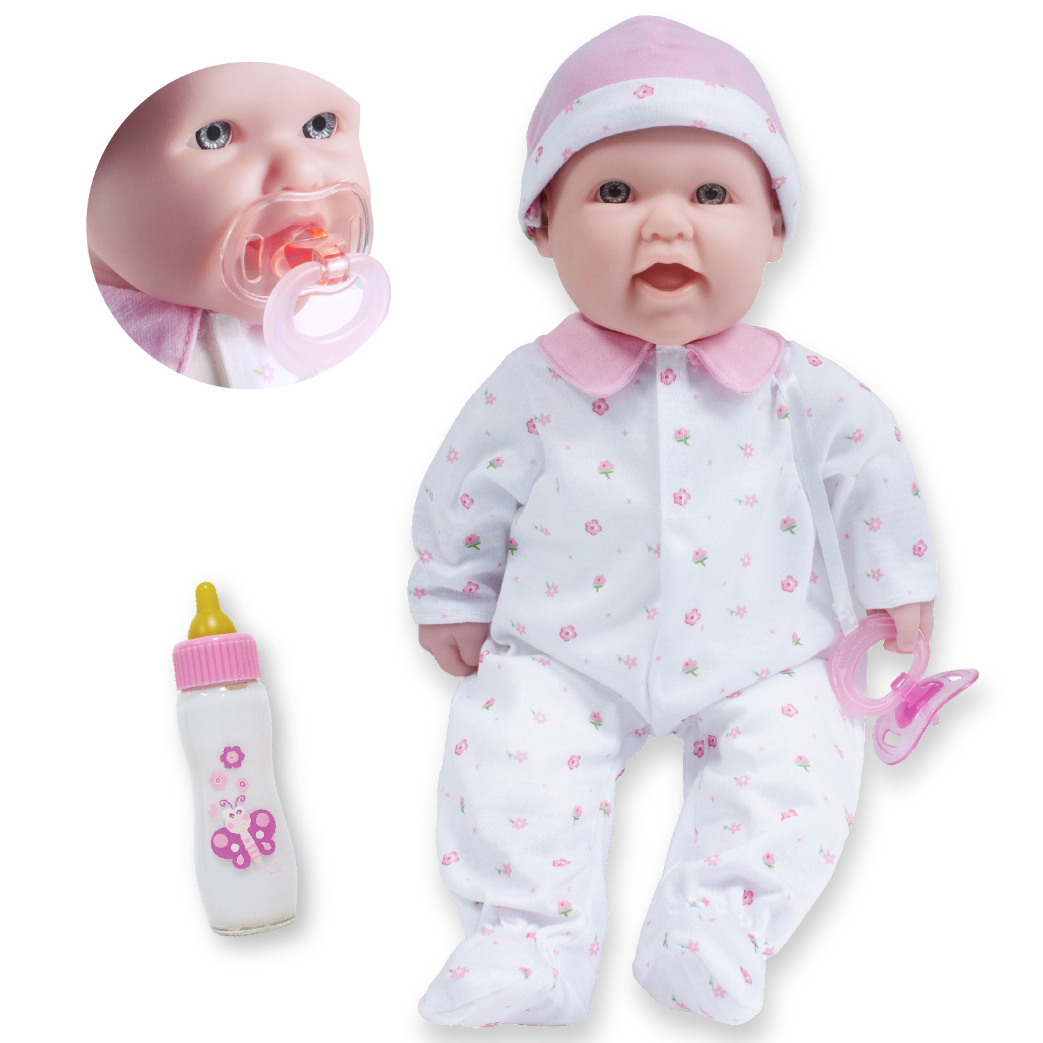 JC Toys La Baby 16" Smiling Soft Body Baby Doll 20241160 HSN