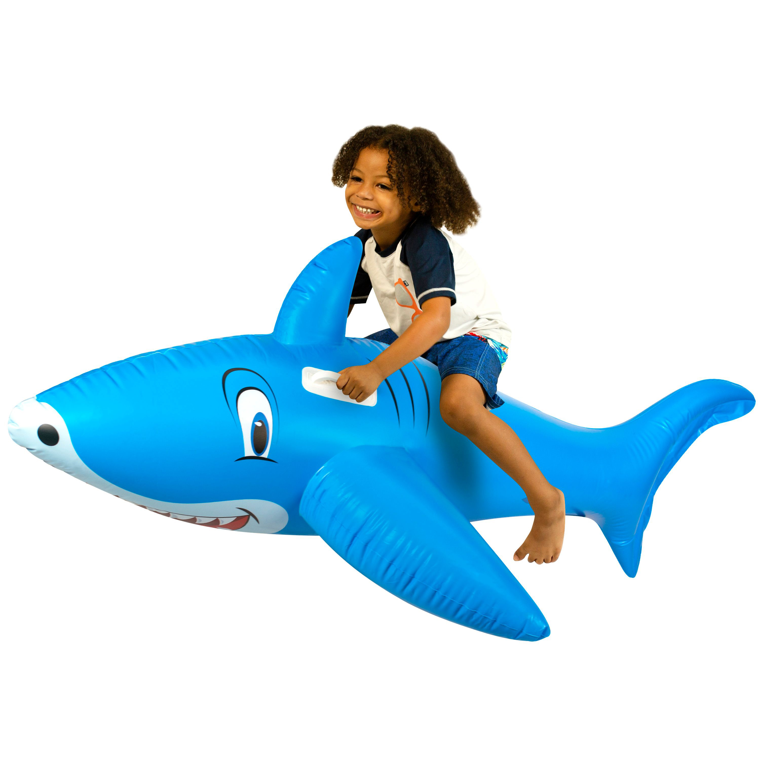 PoolCandy Inflatable Ride On Shark - 20594778 | HSN