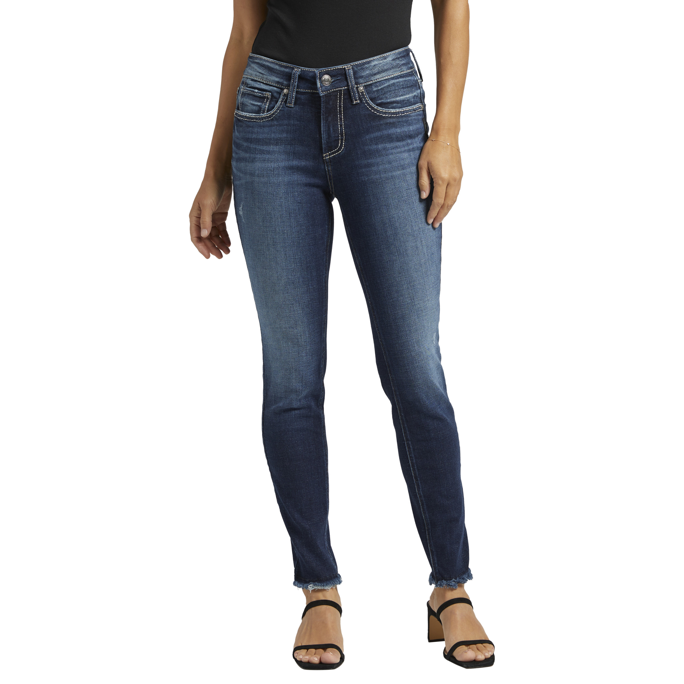 Silver Jeans Co. Suki Mid Rise Skinny Jeans 20849987 HSN