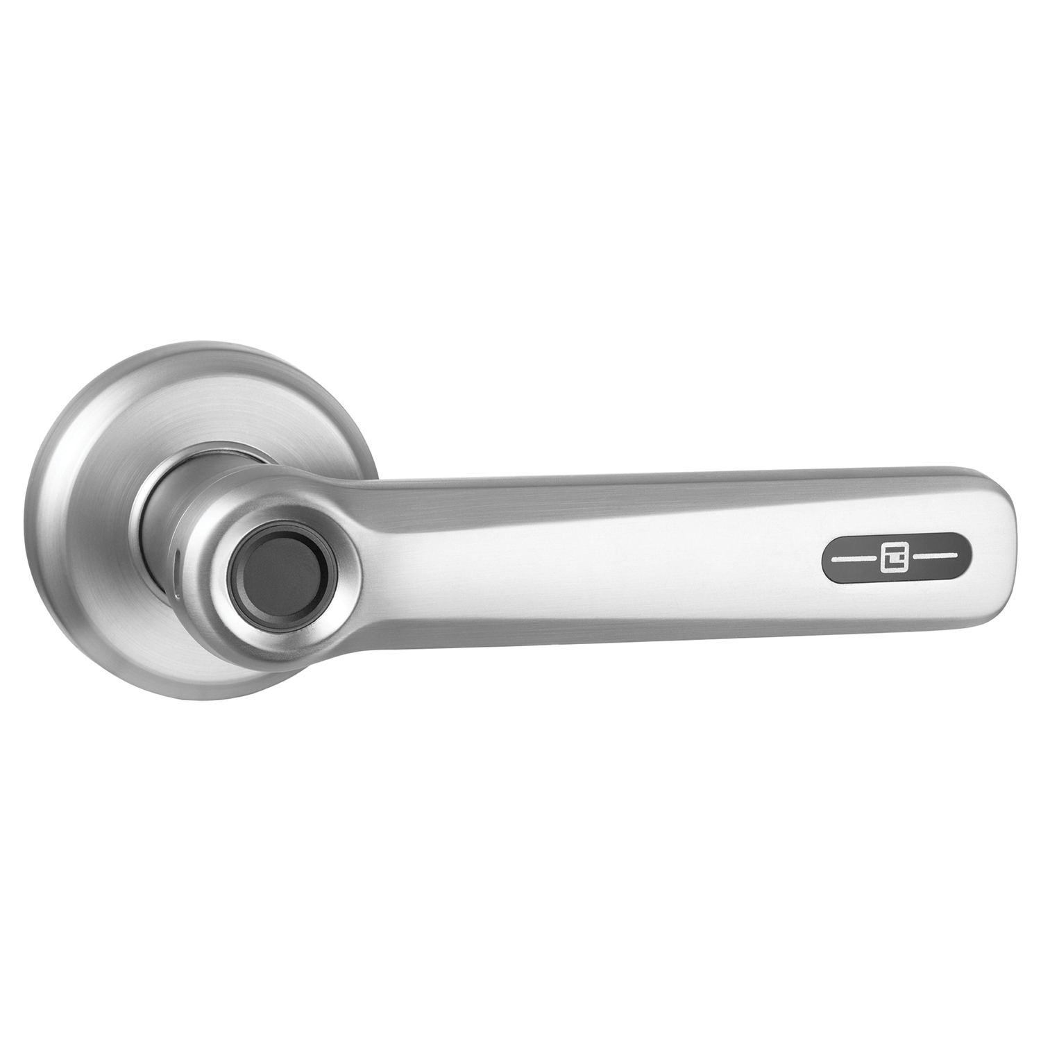 GeekTale Smart Fingerprint Door Lock with Lever, B202 Satin Nickel