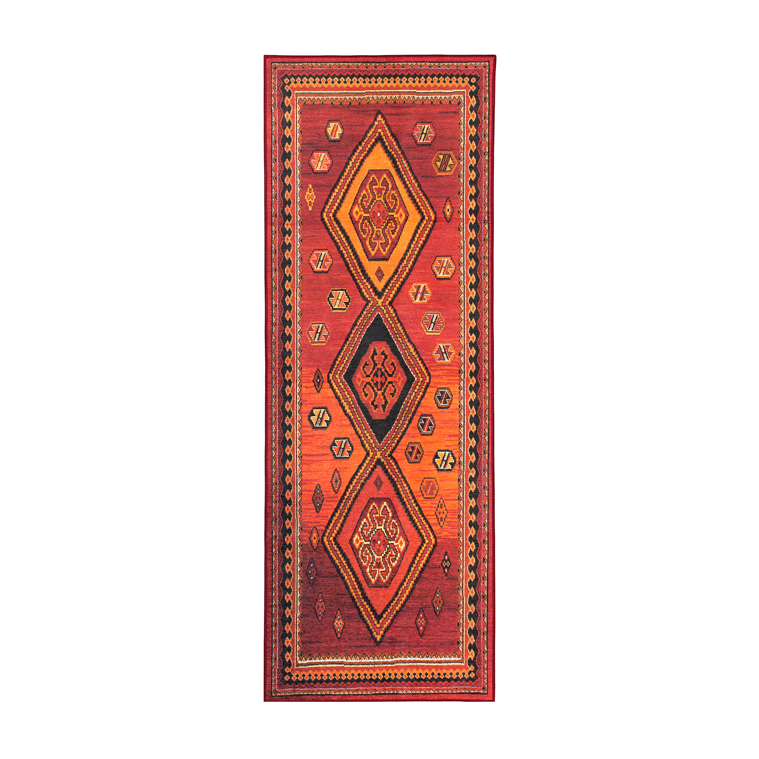 My Magic Carpet Phoenix Kilim Washable Runner Rug 2.5'x7