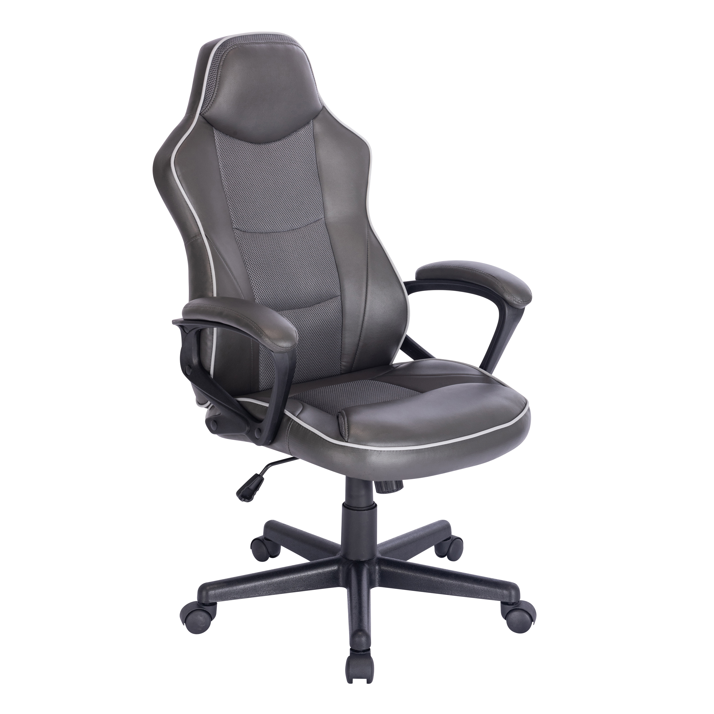Elama High Back Faux Leather Adjustable Office Chair Black 21272723