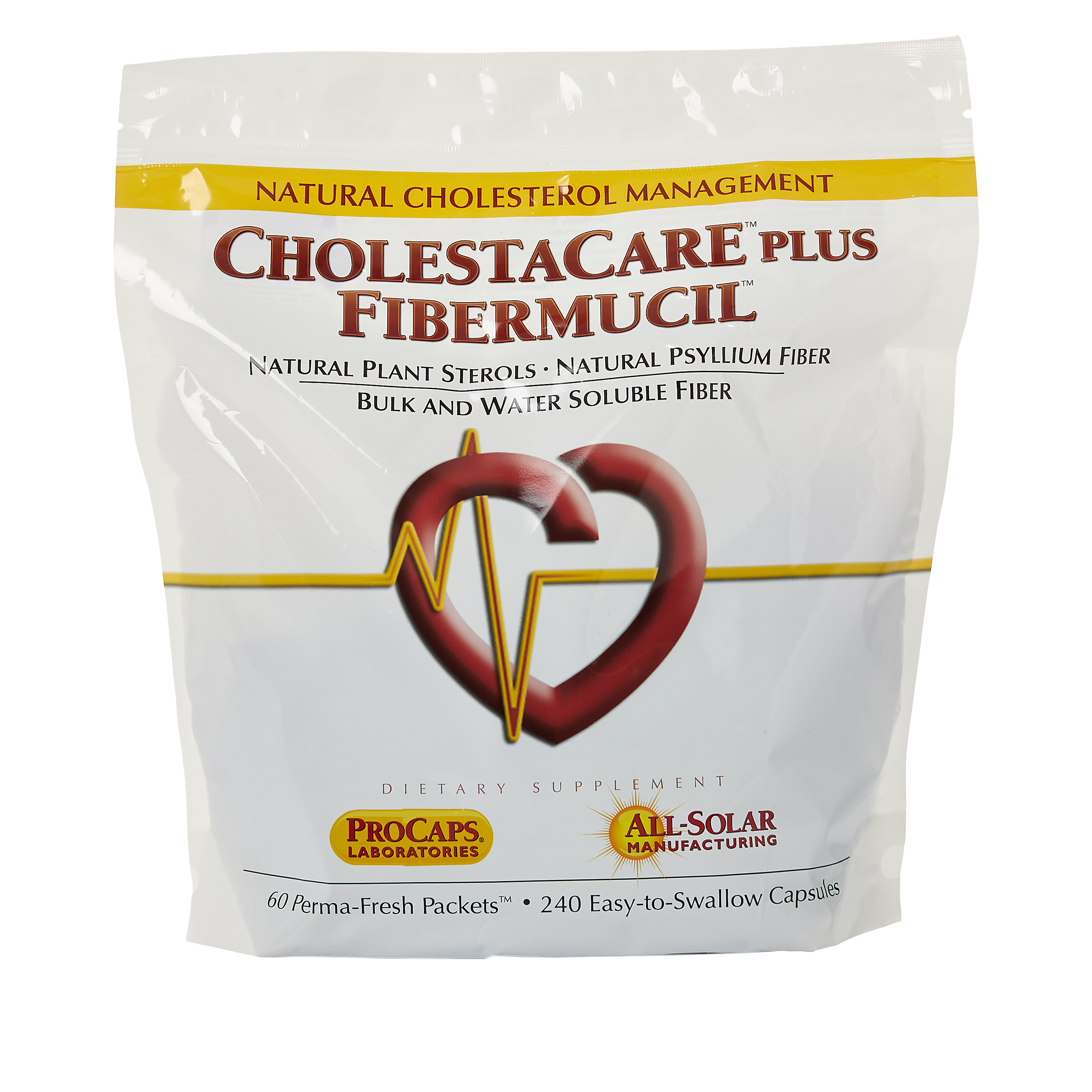 Cholestacare Plus Fibermucil 60 Packets Auto Ship Hsn