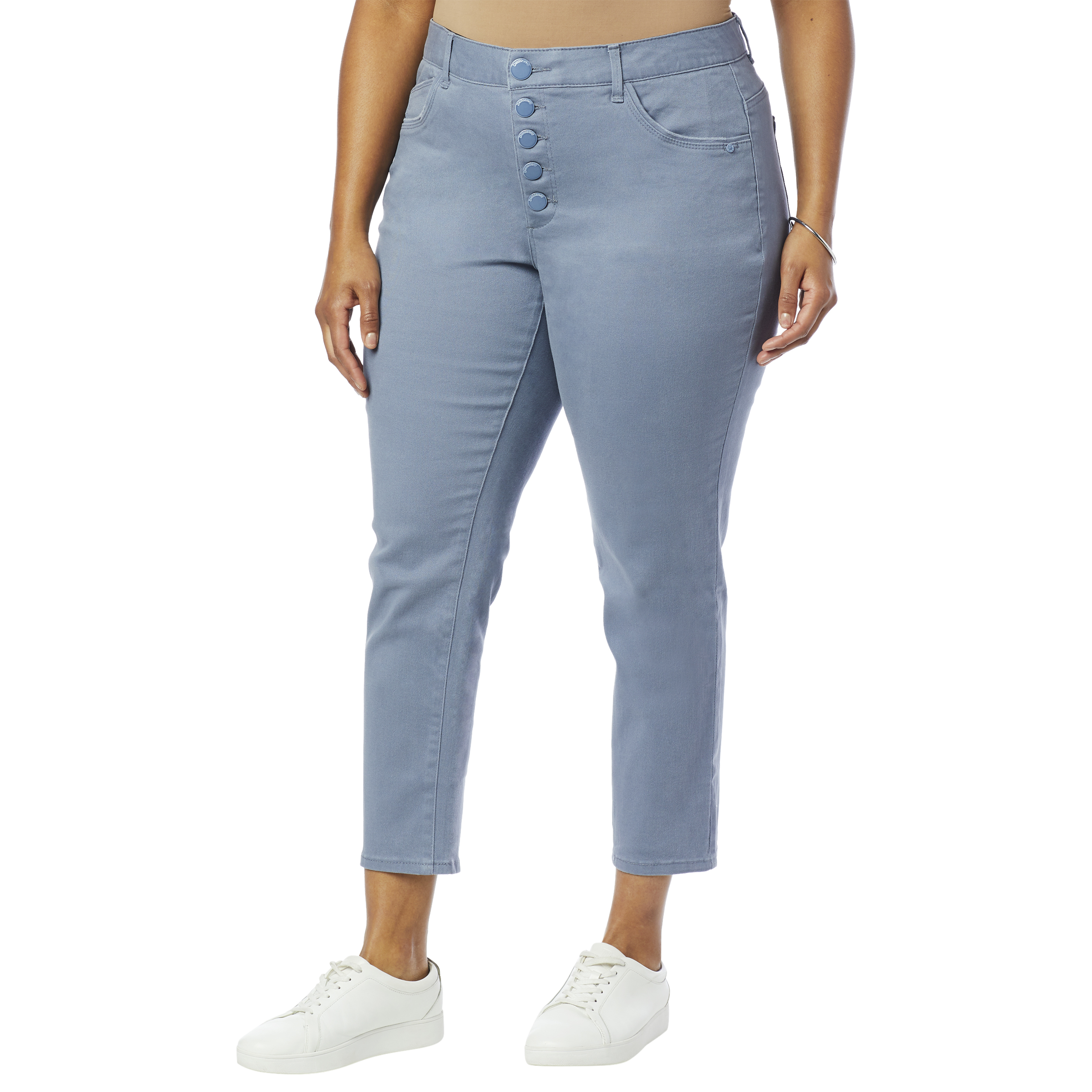 Democracy "Ab"solution® HighRise Ankle Skimmer Jean 20239317 HSN