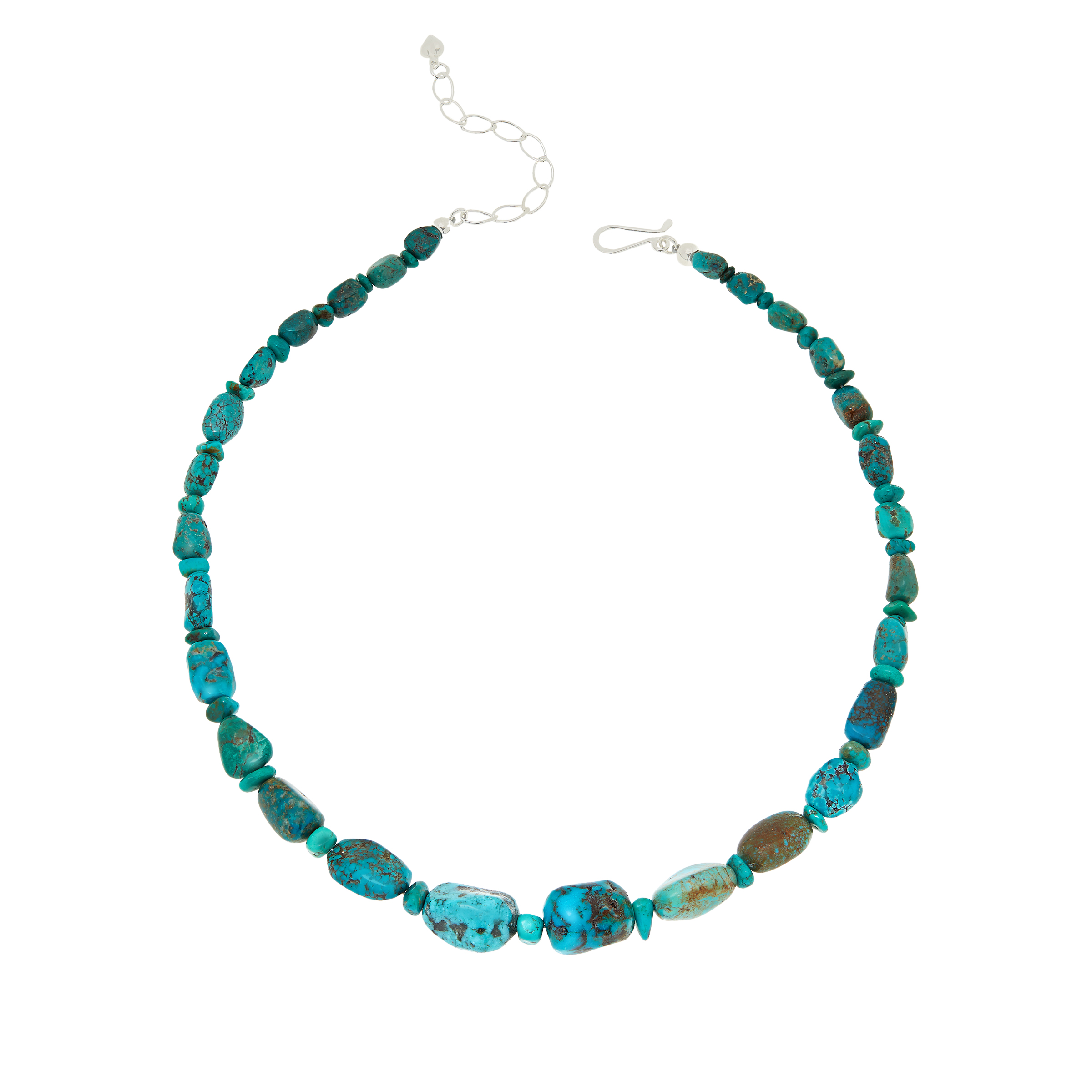 Jay King Sterling Silver Azure Peaks Turquoise Bead Necklace - 20278217 ...