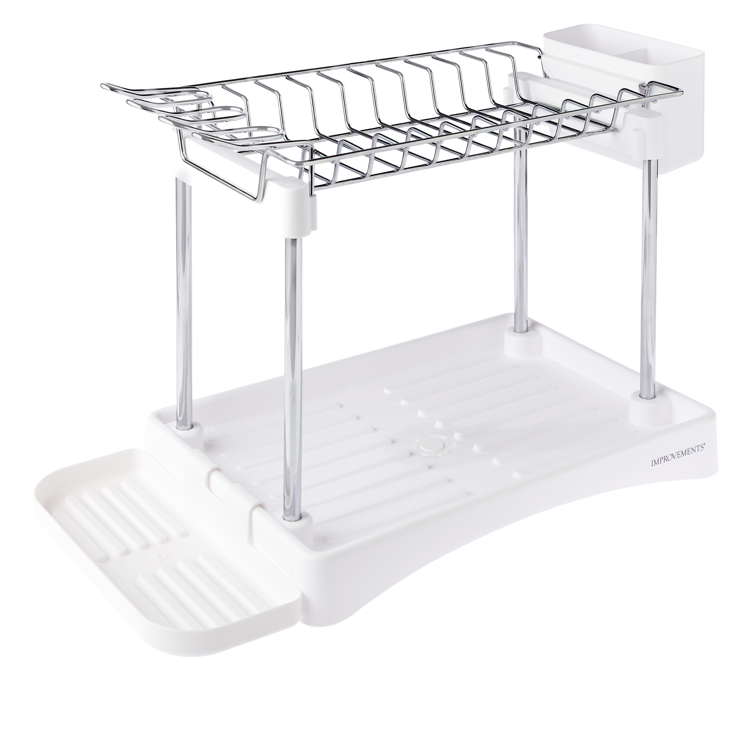 Improvements 2Tier Space Saving Dish Draining Rack 20401351 HSN