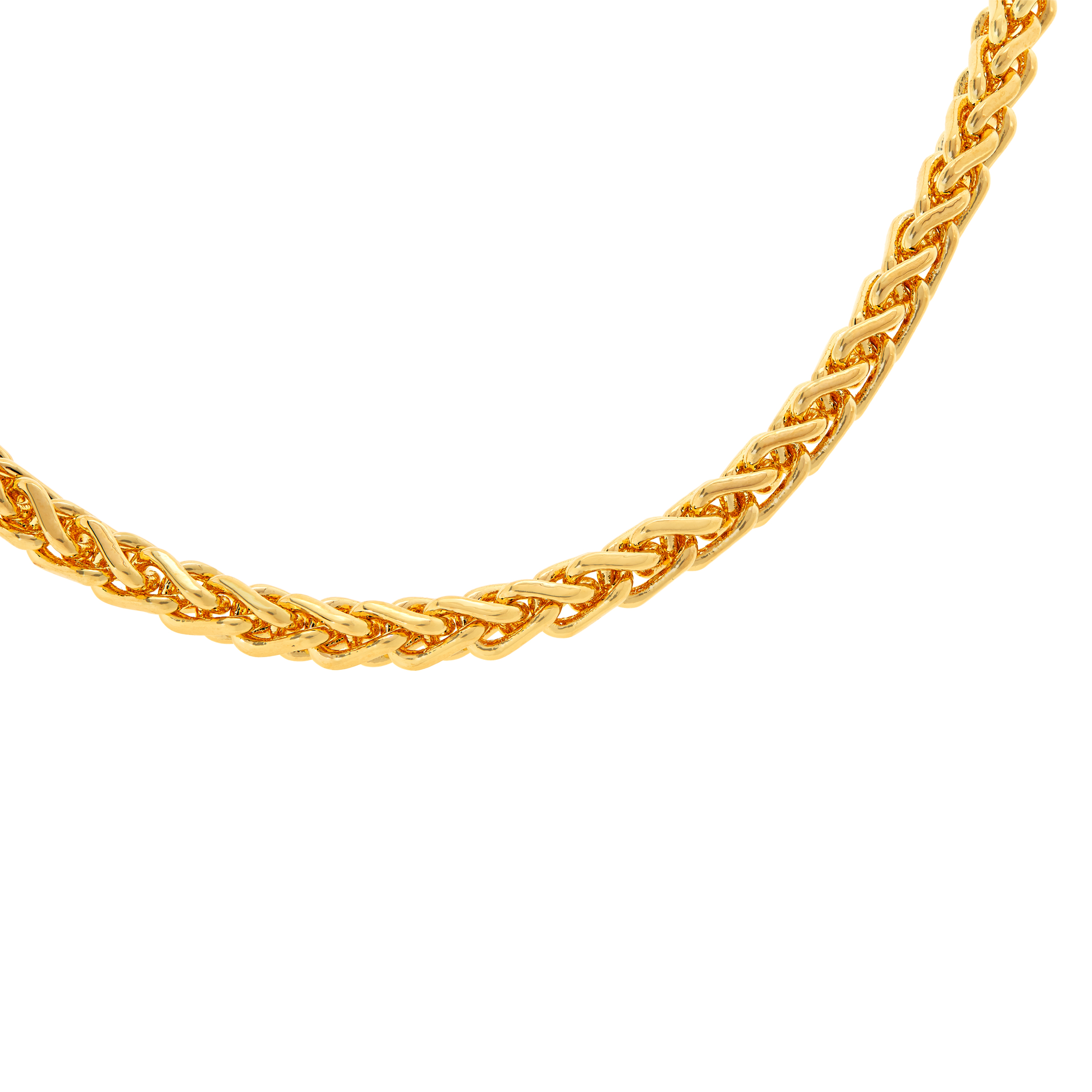 Soave Oro 14K Gold Electroform Spiga Chain Necklace - 20461943 | HSN