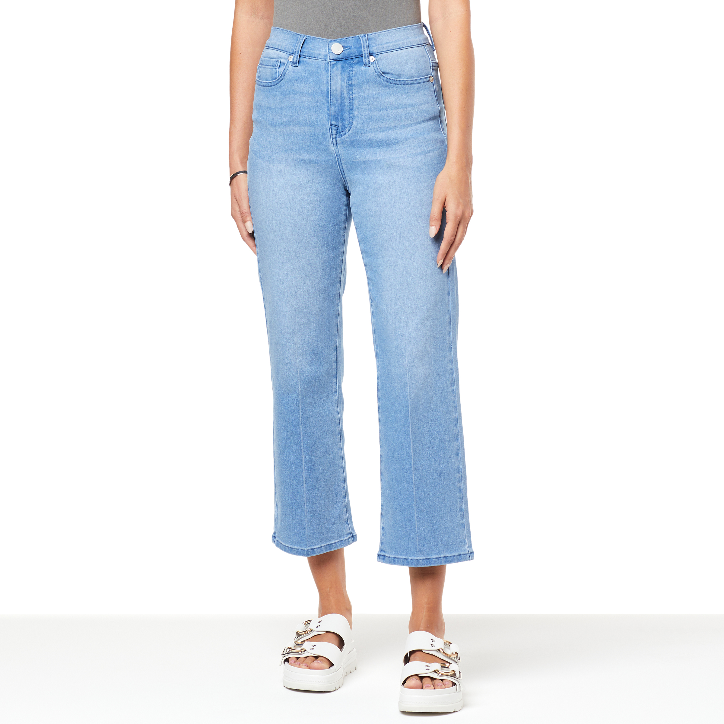 DG2 by Diane Gilman Virtual Stretch Cropped Trouser Jean - 20514305 | HSN