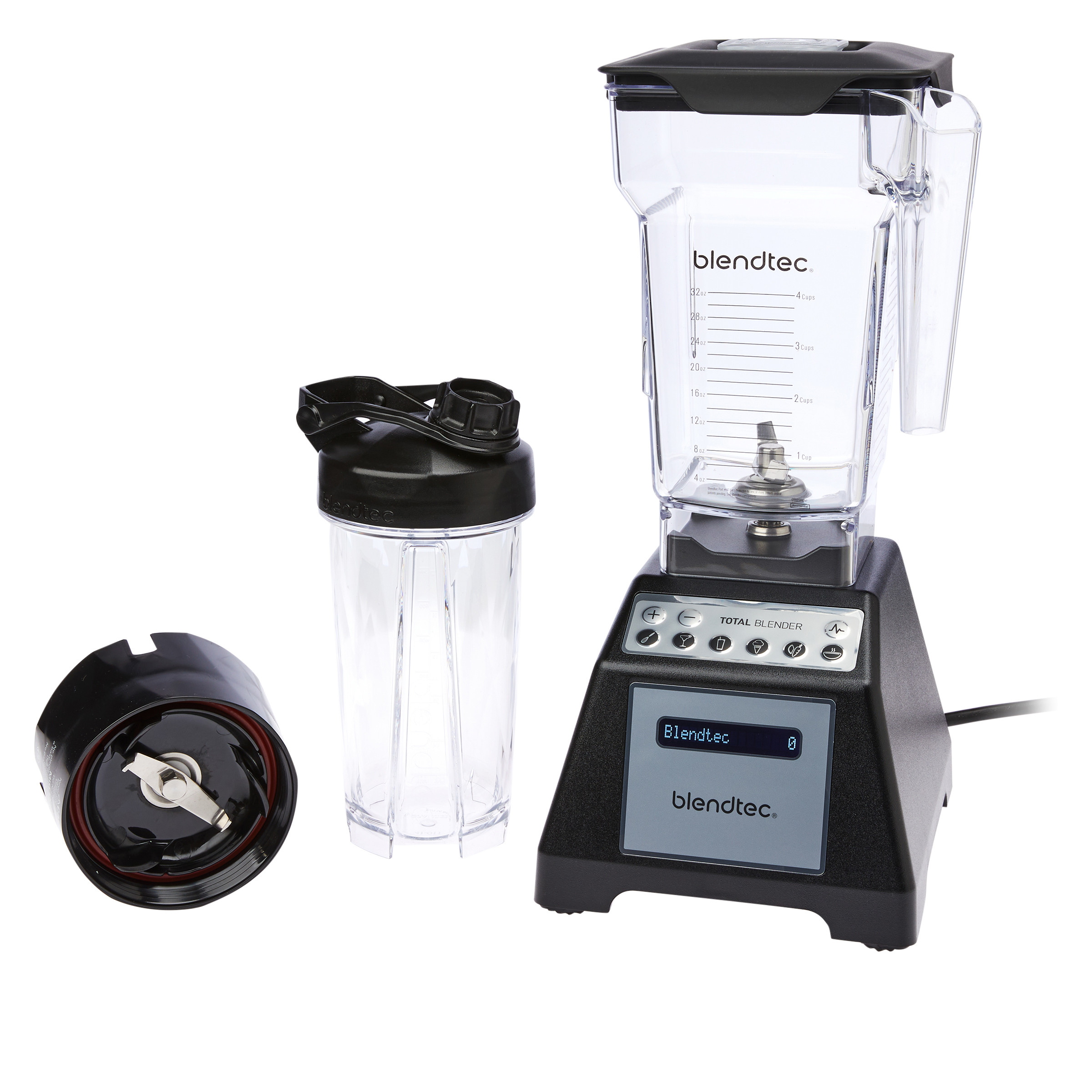 Blendtec 1560Watt Total Blender Package with FourSide Jar and Go Jar
