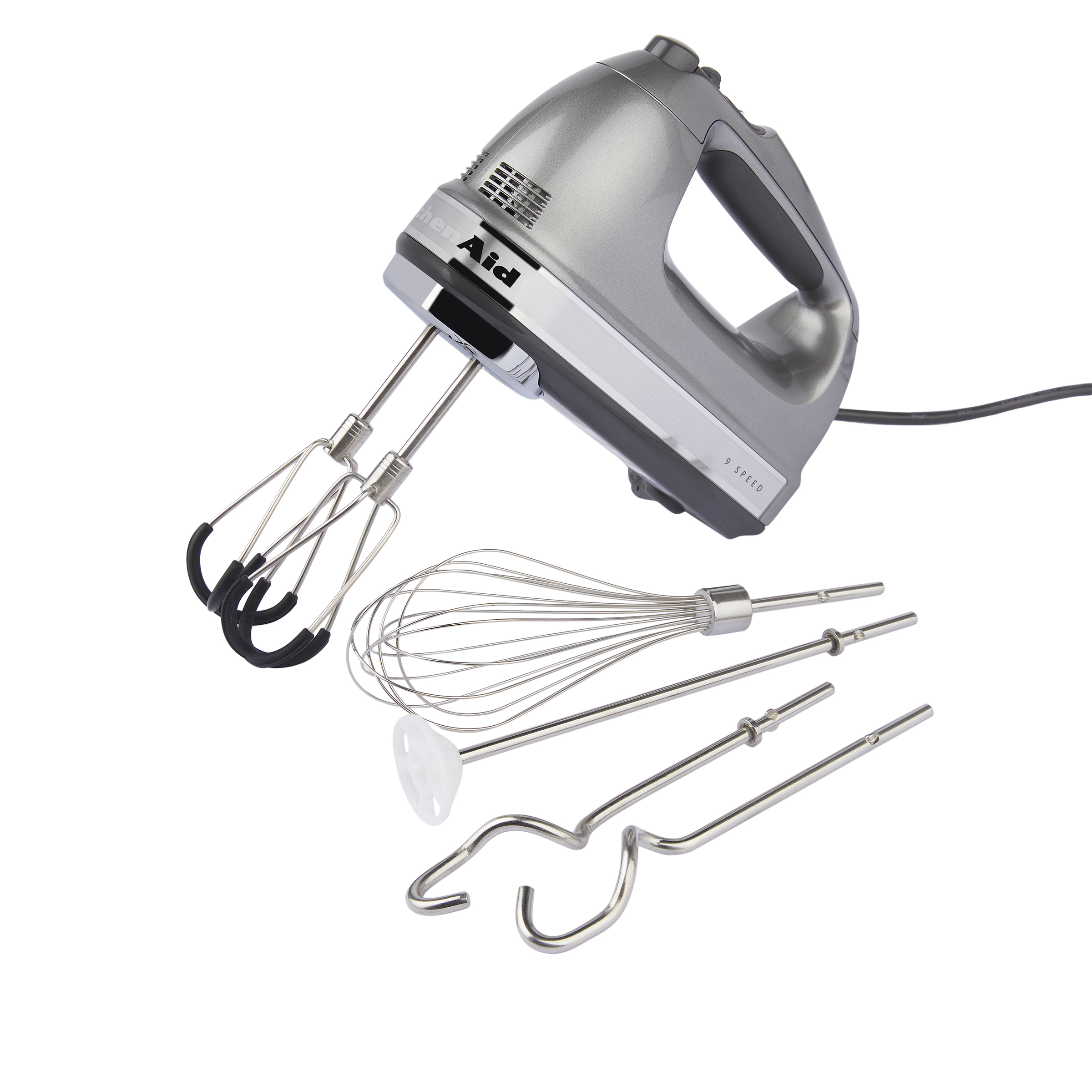 KitchenAid 9Speed Hand Mixer with Flex Edge Beaters 20838871 HSN