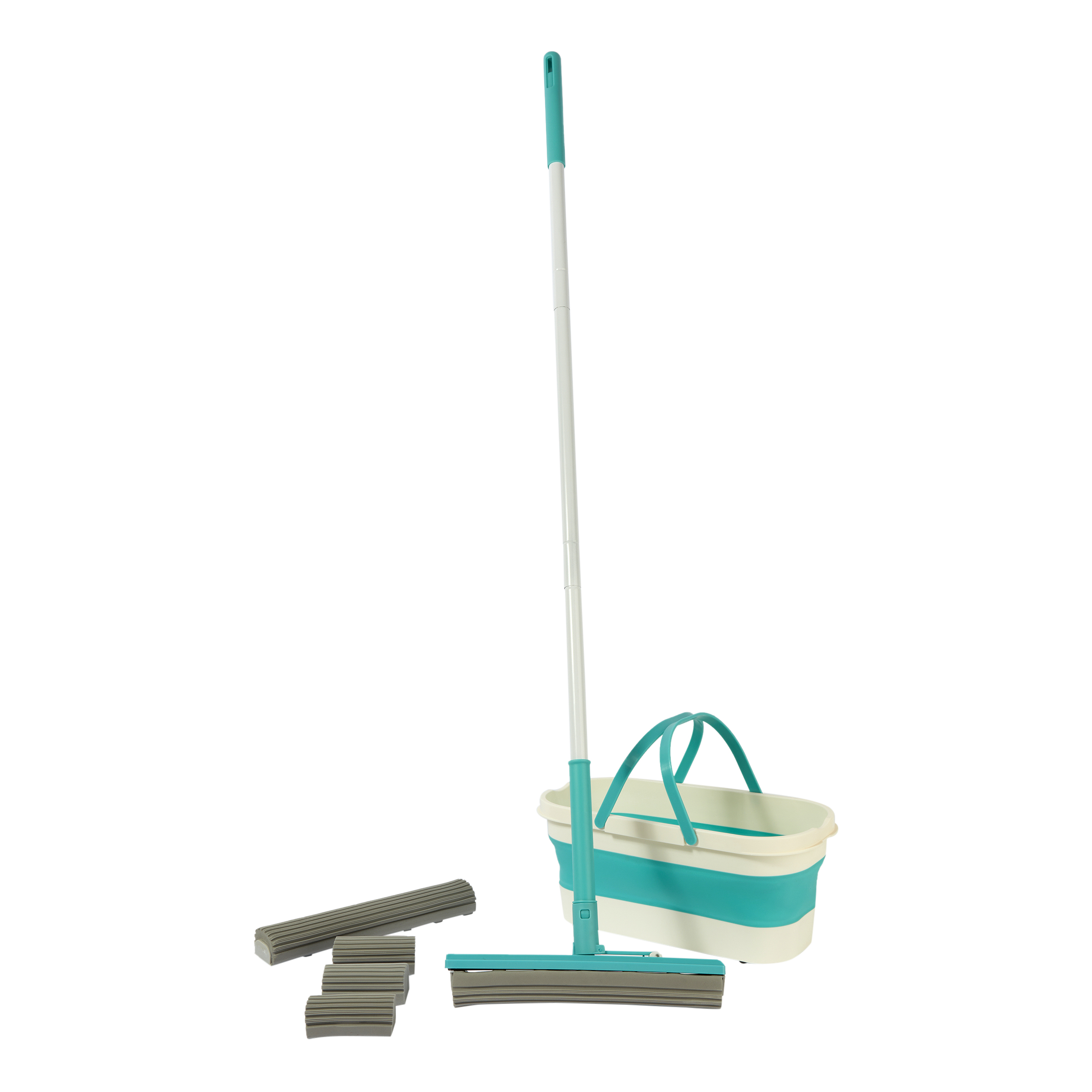 HandiMop 6Piece Cleaning Kit with Rolling Bucket 21052178 HSN