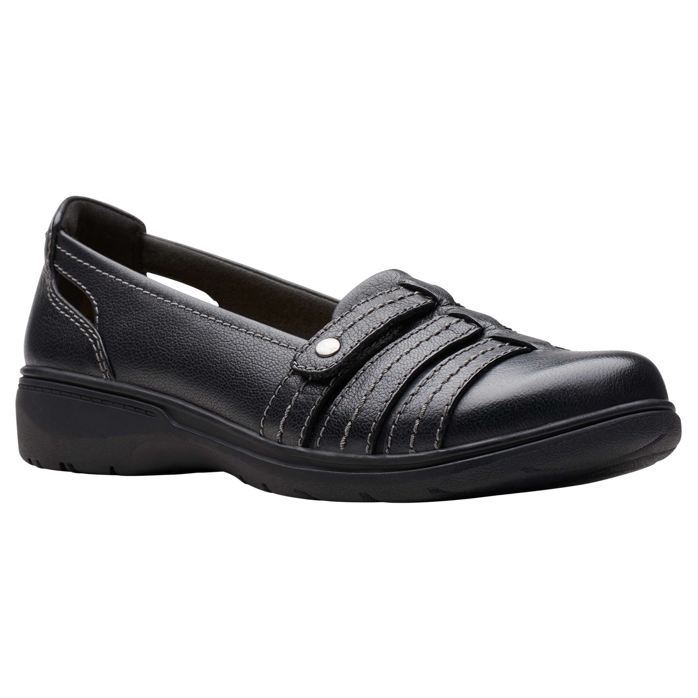 Clarks Collection Carleigh Eliza Leather SlipOn Shoe 21591046 HSN