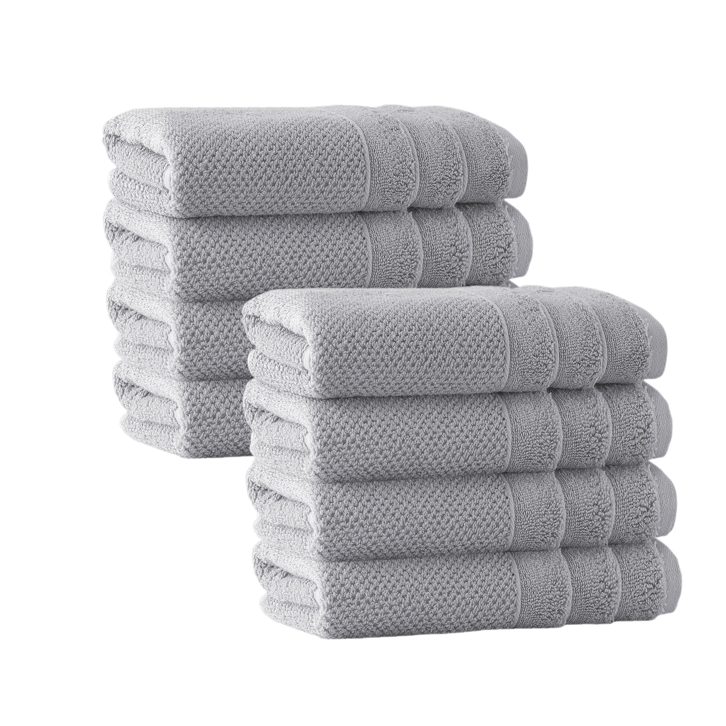 Enchante Home Veta Set of 8 Turkish Cotton Hand Towels 8624937 HSN