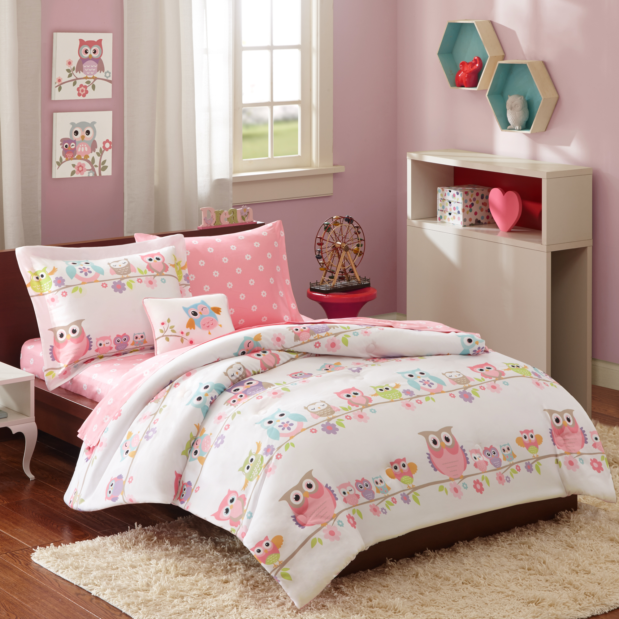 Mi Zone Kids Wise Wendy Complete Bed with Sheet Set White Queen