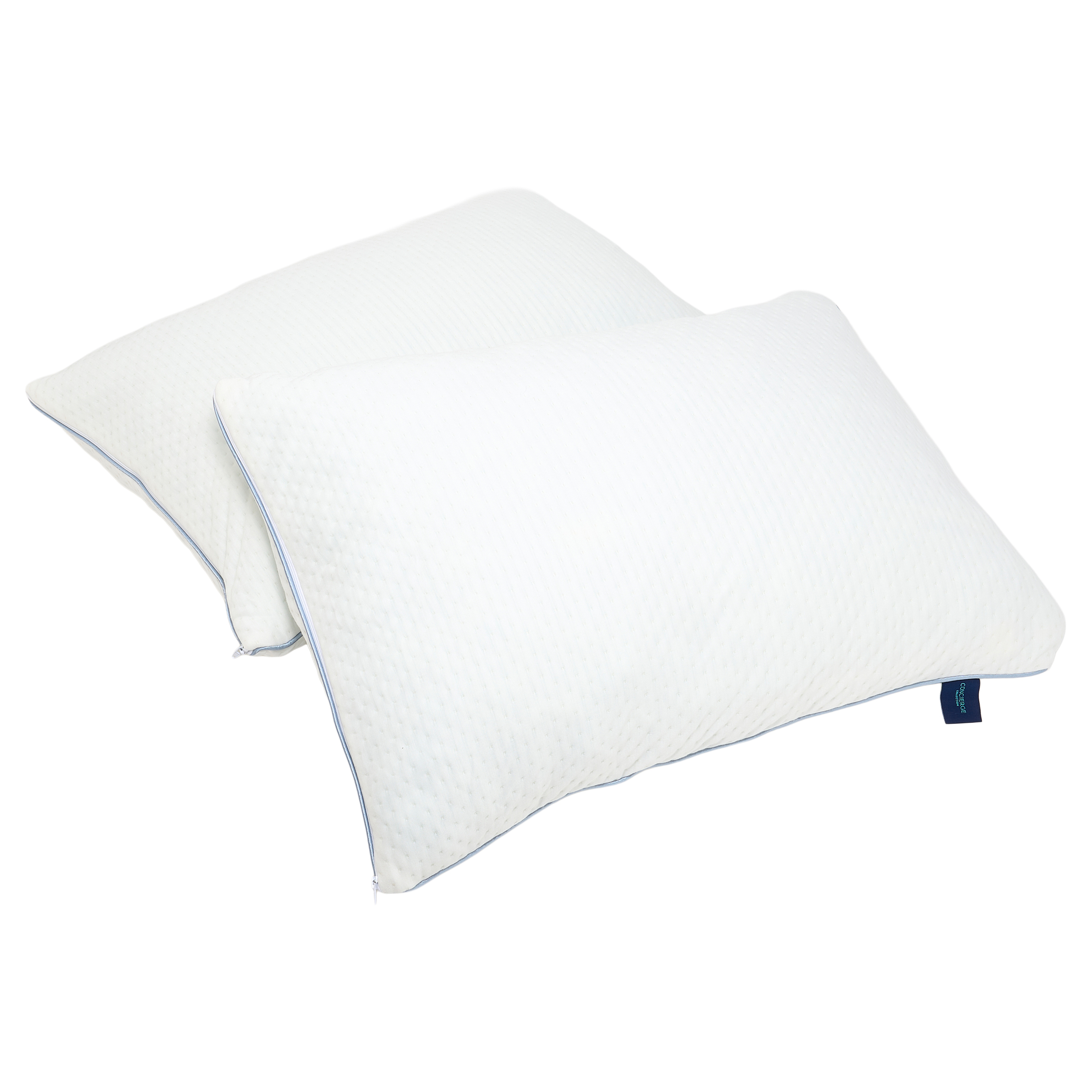 Concierge Collection Set of 2 Shredded Memory Foam Pillows | HSN