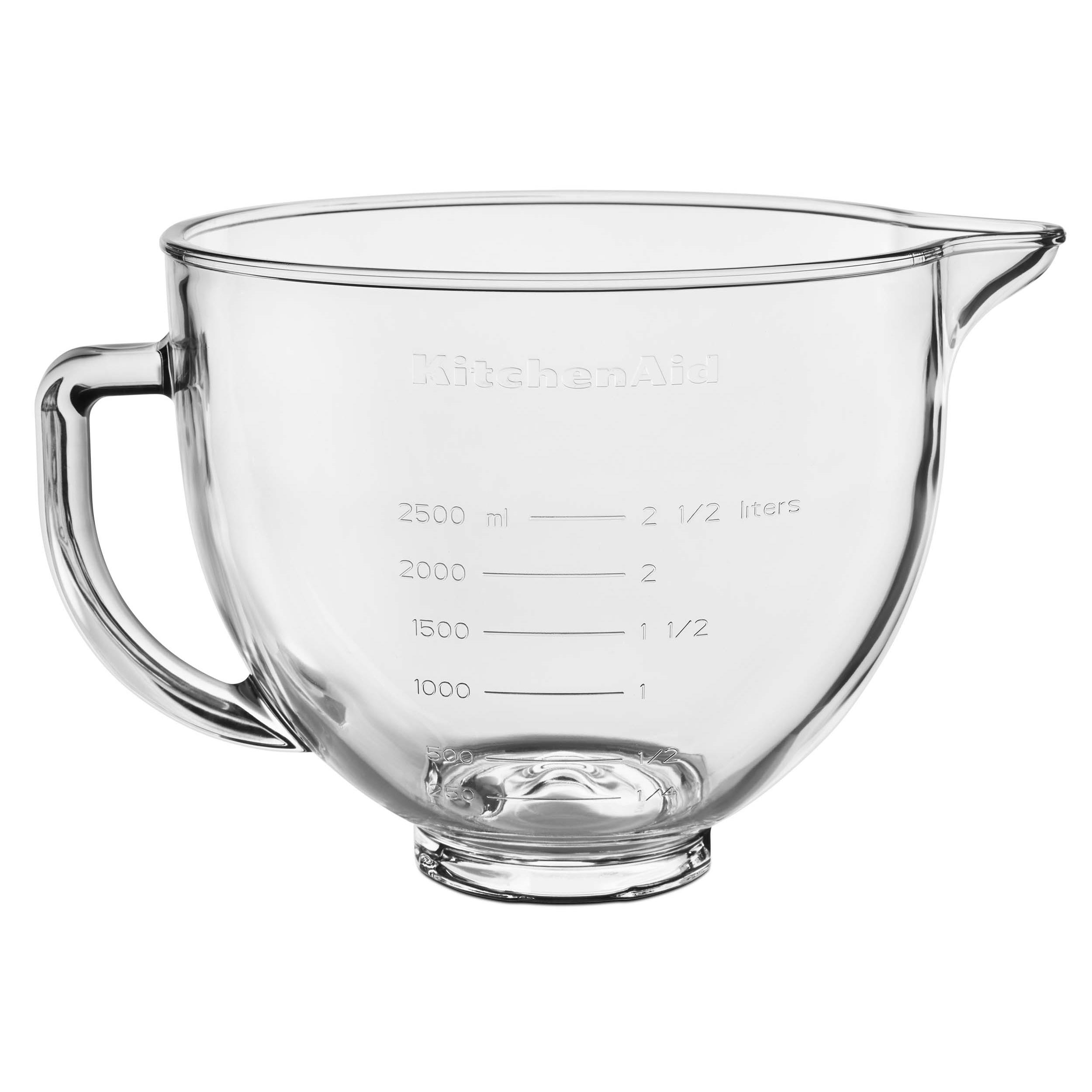 KitchenAid 5quart Stand Mixer Glass Bowl 9268649 HSN