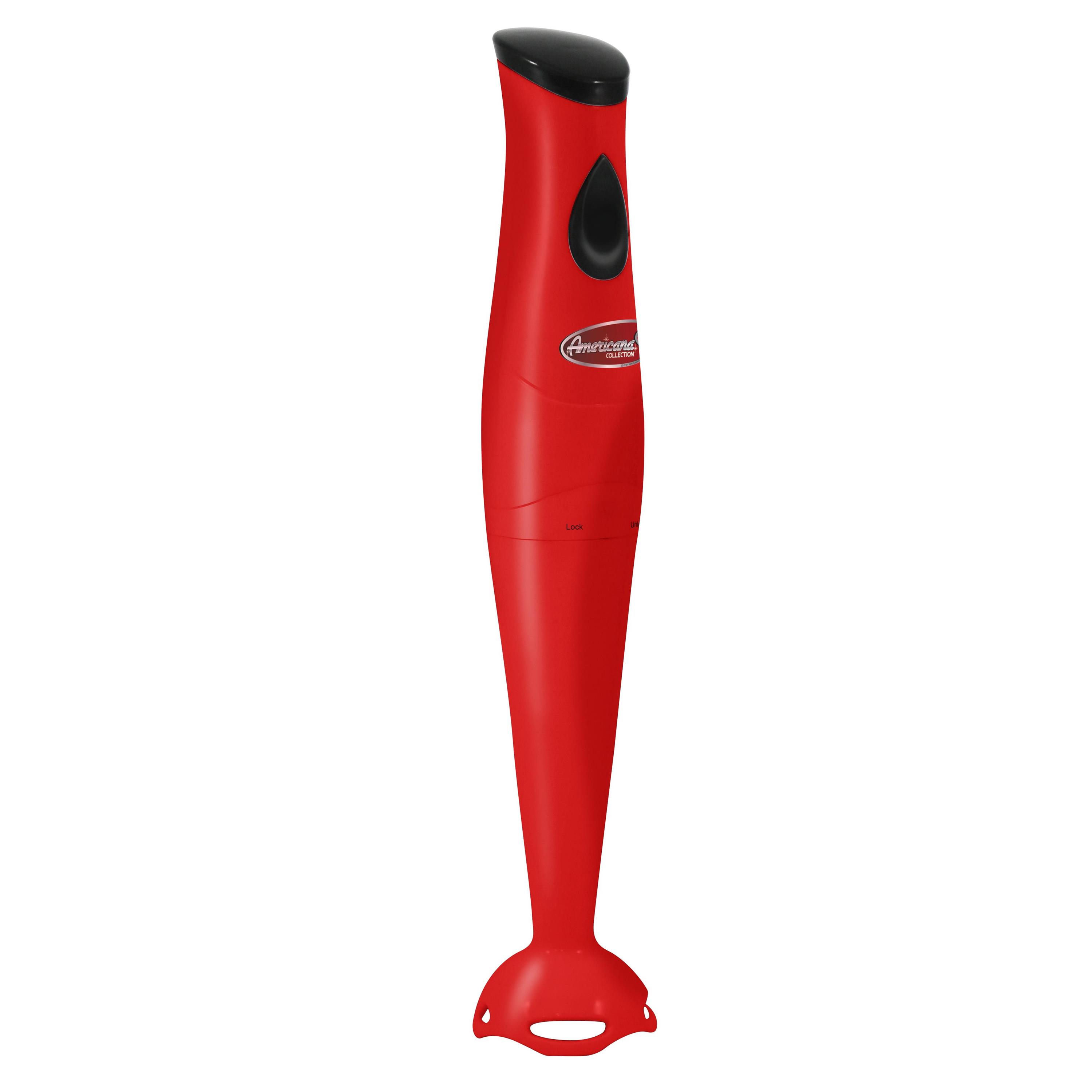 Americana by Elite Hand Blender with Detachable Wand Red 9455760 HSN