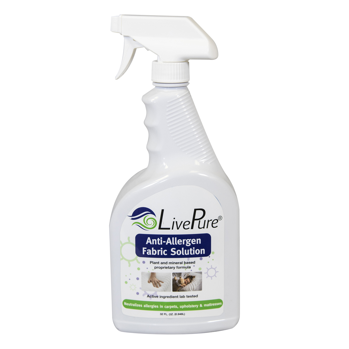 LivePure AntiAllergen Fabric Spray 9622368 HSN