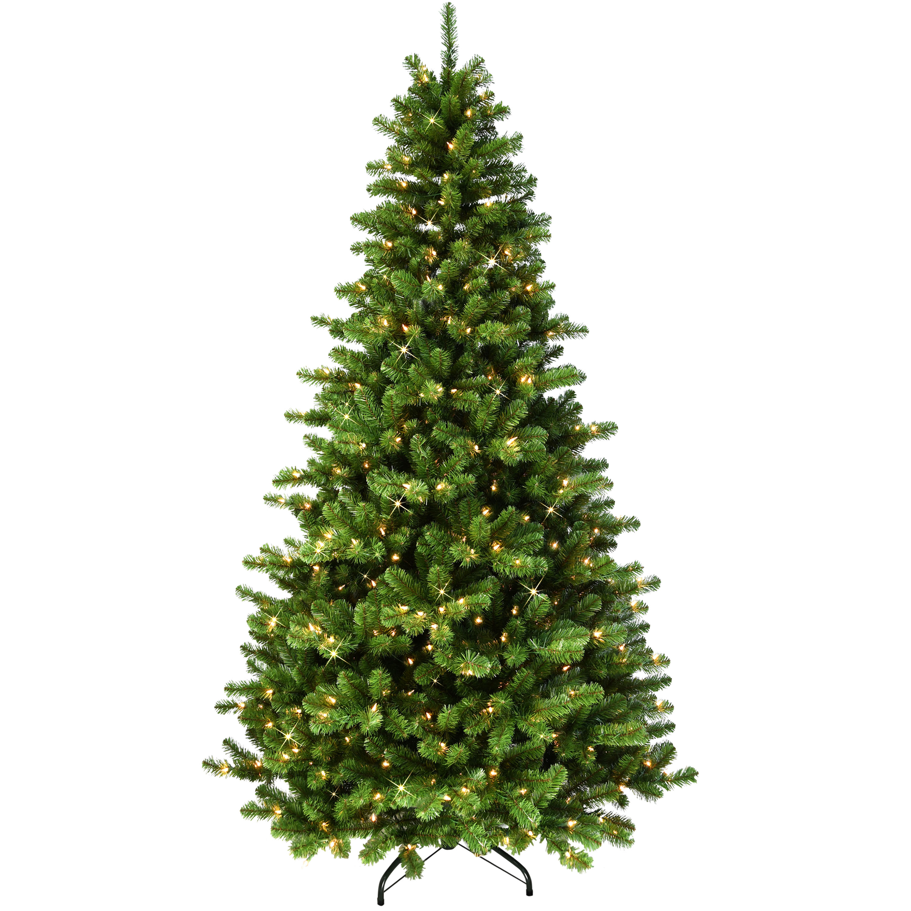 Puleo International 7.5' Pre-lit Vancouver Spruce Christmas Tree 