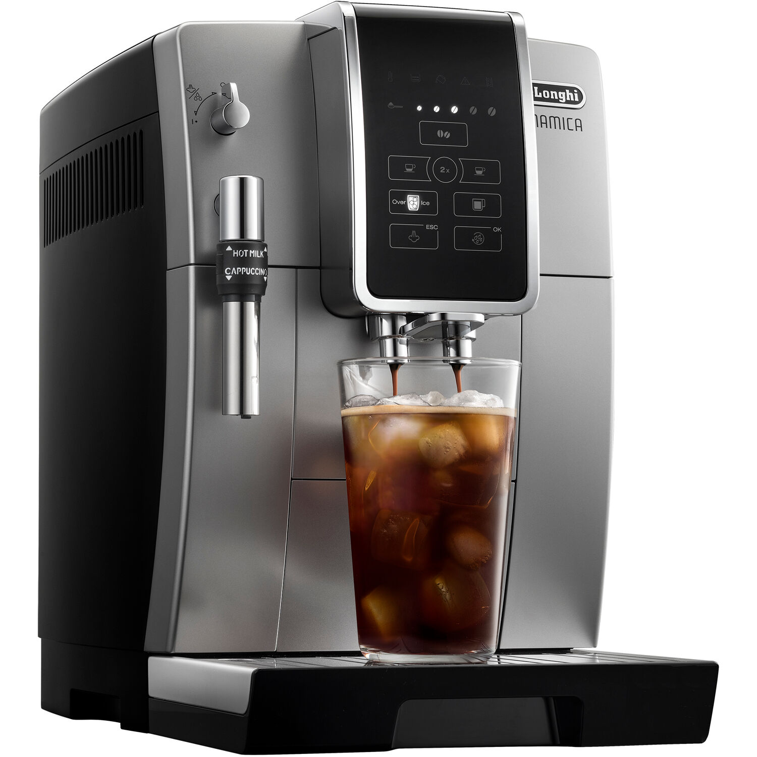 Dinamica TrueBrew Over Ice Fully Automatic Coffee and Espresso Machine