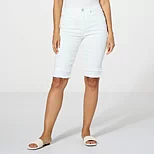 DG2 by Diane Gilman New Classic Stretch Denim Bermuda Short - 22439953 | HSN