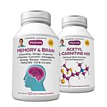 Memory and Brain with Acetyl L-Carnitine Kit - 30 Capsules Each
