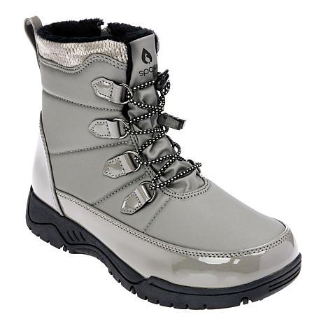 Sporto Ellie Water proof Bungee Lace Boot with Thermolite 21067047 HSN