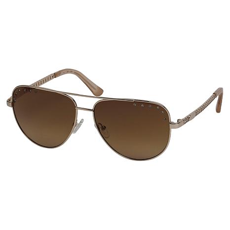 As Is Kenneth Cole Reaction Taryn Aviator Sunglasses 22473577 HSN