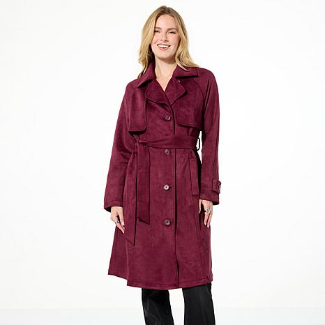 ジャケット・アウター FUGA Fake suede leather trench coat Opium Leather Trench Coat | Premium Materials | Fūga