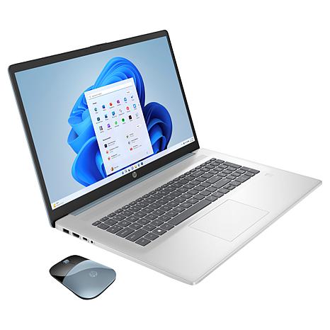 HP 17" Touch Intel 4GB RAM 128GB SSD Laptop with Office 365 & Mouse - 23360419 | HSN