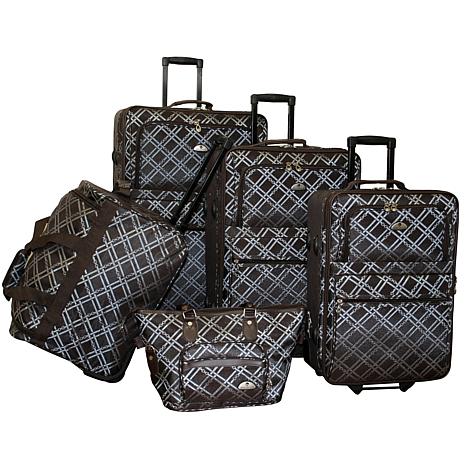American Flyer Pemberly Buckles 5-Piece Luggage
Set