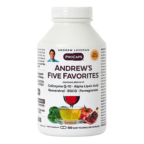 Andrew's 5 Favorites - 500 Capsules
