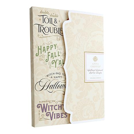 Anna Griffin® Spellbound Halloween & Fall Sentiment Rub-Ons Set of 128