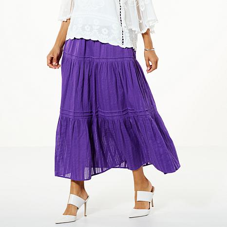 Antthony Tiered Skirt with Pockets