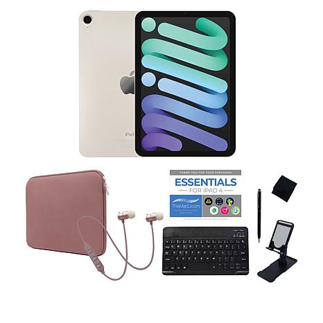 Apple iPad Mini 6 Starlight 64GB Bundle with Case & Keyboard | HSN