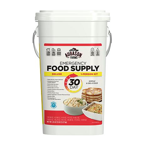 Augason Farms Deluxe Emergency 30-Day Food Supply 1-Person Pail ...