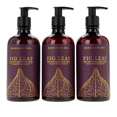 beekman wash hand 1802 body trio goat milk fig leaf oz hsncdn prodfull i02 homeshoppingnetwork