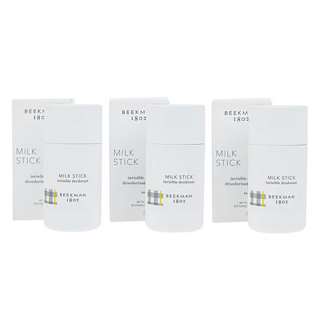 Beekman 1802 Goat Milk Stick Deodorant 3pk