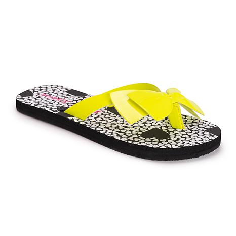 Betsey Johnson Women's Bow Flip Flops 