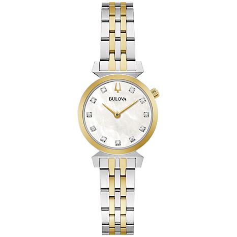 bulova 2 tone women's watch